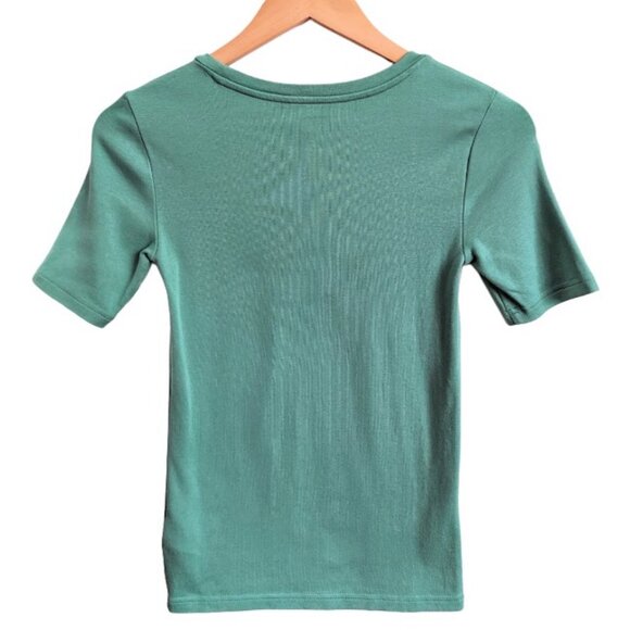 GAP Green Short Sleeve Modern Tee - Picture 2 of 8